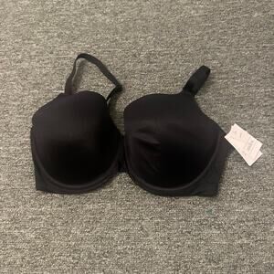 New Auden black full coverage convertible bra underwire support size 38DDD